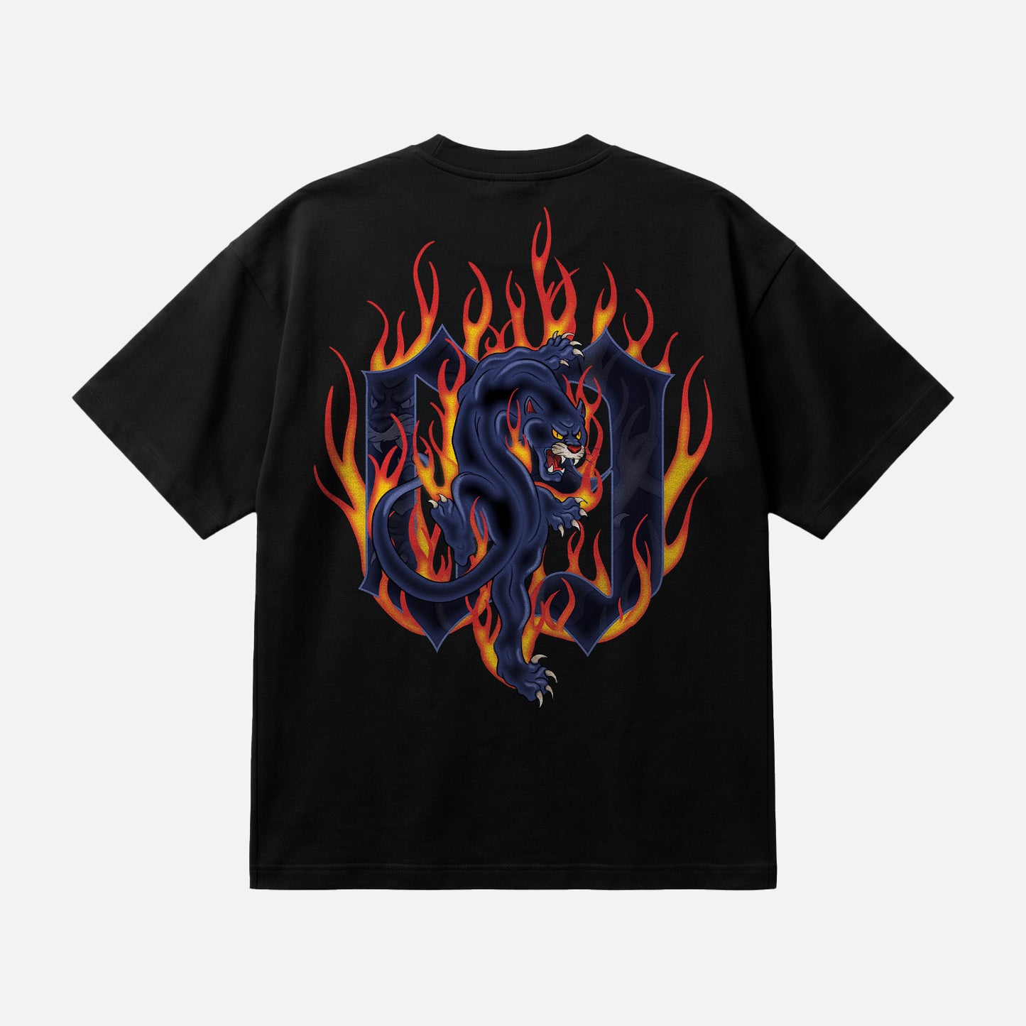 Camiseta Oversized Furia Year Nine Preta