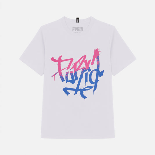 Camiseta Bold Furia Spray It Branca