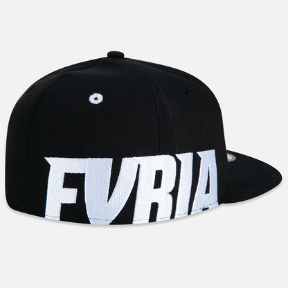 Boné 59Fifty Furia x New Era Preto e Branco