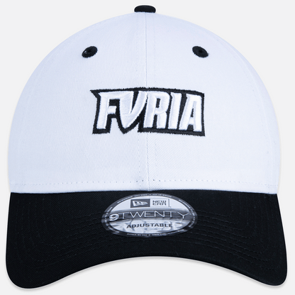 Boné 9Twenty Furia x New Era Branco e Preto