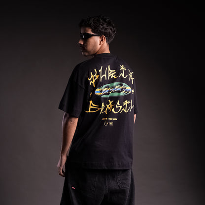 Camiseta Oversized Furia Brasil '26 Preta