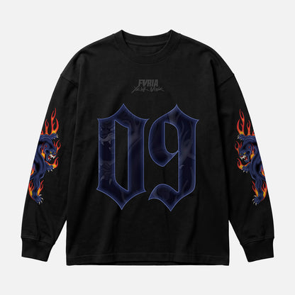 Camiseta Manga Longa Furia Year Nine Preta