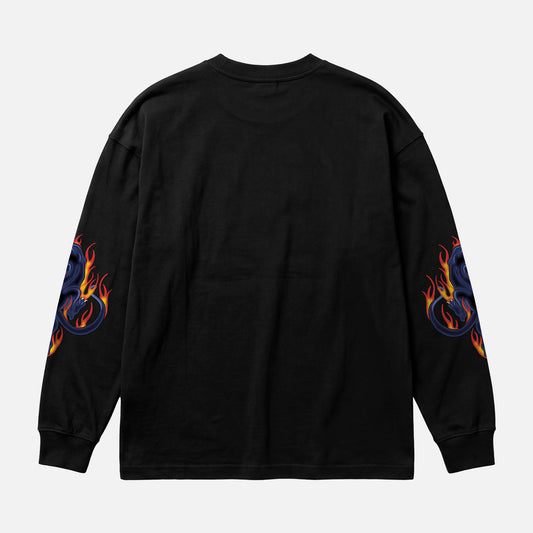 Camiseta Manga Longa Furia Year Nine Preta