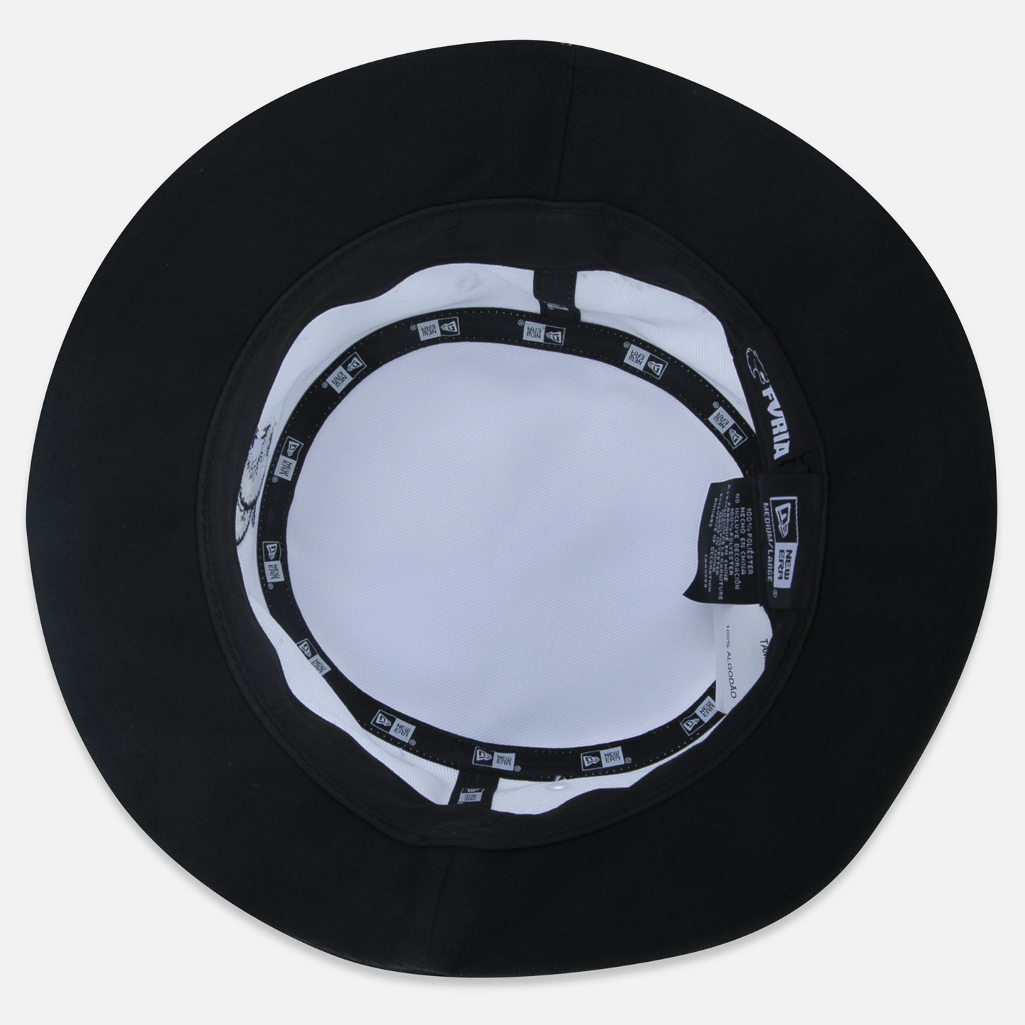 Bucket Furia x New Era Preto e Branco