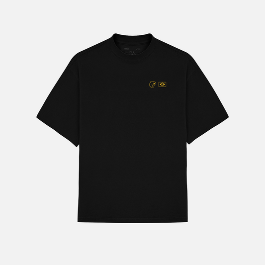 Camiseta Oversized Furia Brasil '26 Preta
